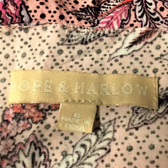 HOPE & HARLOW Bazaar Floral Maxi Dress  |  Size 6 - Picture 10 of 13